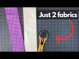 Make this Easy Quilt Pattern Without Cutting Tiny Squares!