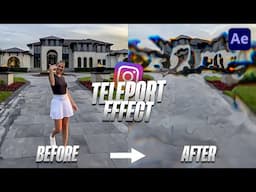 Teleport Transition Effect - After Effects