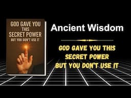 Ancient Wisdom: God Gave You This Secret Power, But You Don't Use It | Audiobook