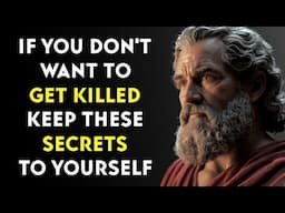 5 SECRETS You Should Keep to YOURSELF If You Don't Want to GET KILLED | THE STOIC PHILOSOPHY