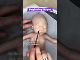 Painting Silicone Reborn Baby Girl Kairi  #reborndoll #newbornbaby  #reborncommunity #rebornmommy