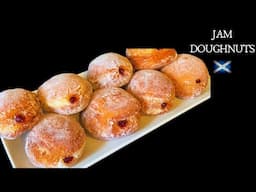 Jam Doughnuts | Easy Jelly Donuts recipe | Raspberry jam filling :)
