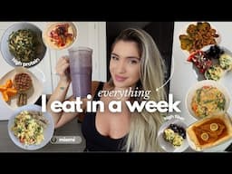 what I eat in a week 🍛 high protein, simple recipes from a holistic health coach