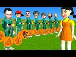 Scary Teacher 3D vs Squid Game Clackers Trying Dalgona Candy Shapes Level Max Challenge Who's Boss