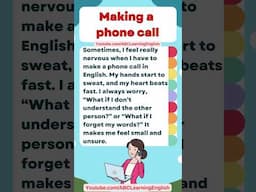Afraid to Make a Phone Call in English? | Real Story for English Listening Practice