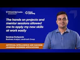 AI Course Review: PGP in Artificial Intelligence & Machine Learning by Sandeep Deshpande