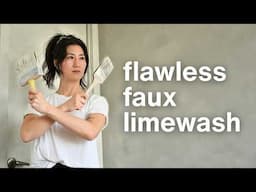 How to DIY faux limewash for people with a frightening level of detail