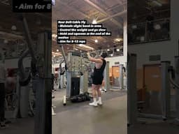 Try these for bigger rear delts! 💪 #fitness #workout