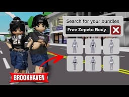 FREE HACK to Get the Zepeto Bundles in Brookhaven!🏡RP!(ROBLOX)