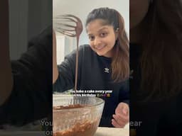 Yearly baking ritual 😌💕🫶🏻🎂 #indianinusa #ytshorts #ytshortsvideo #youtubeshorts #cake