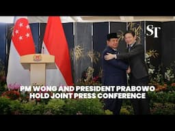 [FULL] PM Wong and President Prabowo speak at joint press conference