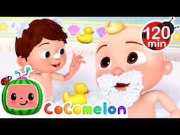 Baby JJ's Bubble Bath Song! 🧼🛁 | 2 HOURS OF COCOMELON | Nursery Rhymes | Animals for Kids