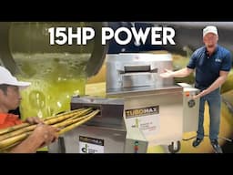 Latest 15HP Industrial Sugarcane Machine| Live Repost Demo showing new technology filtration