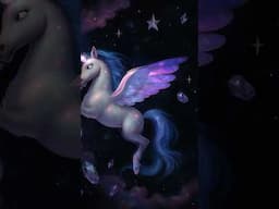 Celestial Alicorn drifts through dreamspace—soft, surreal, and shining with stardust.🌙✨