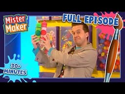 Mister Maker 🎨 Series 3, Episode 1-2 | DOUBLE FULL EPISODE - Arts & Crafts
