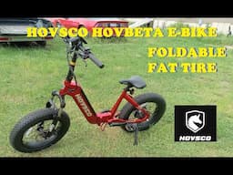 Review of Hovsco HovBeta Foldable Fat Tire Electric Bike #hovsco #hovbeta