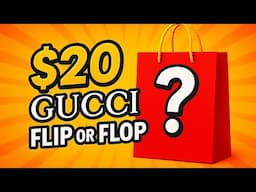 Gucci for $20?!? Was this for real ? A flip or flop? What I bought on Mercari #gucci #mercari
