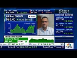 Discussion of Mayuresh Joshi on Eternal, ICICI Bank, Shriram Finance, Prestige & more on CNBC TV18.