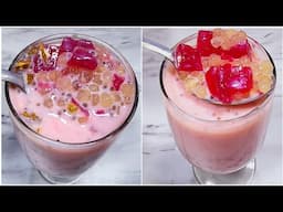 Sabudana Sharbat Recipe 😋|| Summer Special Recipe || Refreshing & energetic Sago Drink 🍷 by Saba ✨️
