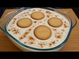 🍪 Cookie Dessert in 1 Minute, 4 Ingredients, No Oven and No Curd