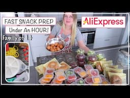 HEALTHY Large Family SNACKS In UNDER 60 Minutes + ALIEXPRESS