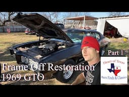 1969 Pontiac GTO Frame Off, Nut and Bolt Restoration, Part 1