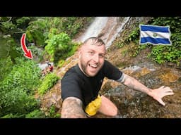 We Climbed a 70FT Waterfall in El Salvador 🇸🇻😱 (Juayúa, Ruta de las Flores)