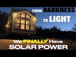 🔋POWER AT LAST! 🌞11kW Off-Grid Electricity On Our TINY HOMEstead #offgrid #homestead #tinyhouse