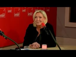Marine Le Pen, l'interview complète sur France inter
