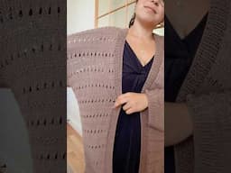 New FREE cardigan pattern! ✨ #knitting