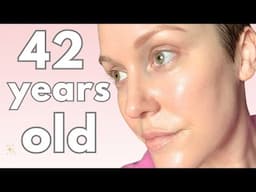 Morning skincare routine at 42 years old
