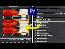 How To Create Motion Tile In Premiere Pro