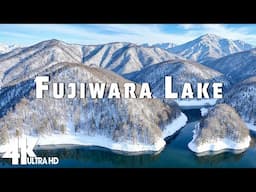 Fujiwara Lake in Japan 4K - Winter Scenic Relaxation Film With Peaceful Relaxing Music