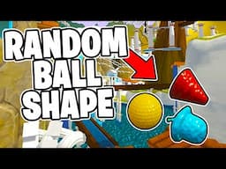 Random Golf Ball Shapes In Golf With Friends