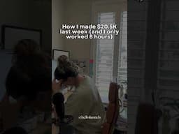 How I made $20.5K last week (and I only worked 8 hours)