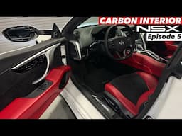 Overload! Carbon Fiber Interior Upgrade + Red Charge Pipes // 2017 NC1 ACURA NSX (Ep5)