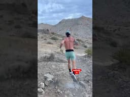Las Vegas Trail Running at sunrise is the best! #explore #trailrunning #sunrise #runner #run