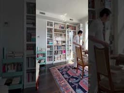 come tidy my library with me