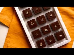 Smoked Almond Butter and Peach Bourbon Chocolates