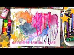 Watercolor and Mixed Media Abstract Painting Inspiration!