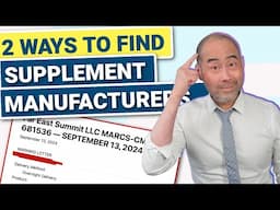 Find Supplement Manufacturers in 2025 | Lessons From FDA