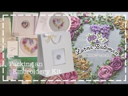 Packing an Embroidery Kit for My Small Business - Lorna Bateman Embroidery