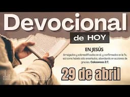 Devocional de Hoy | 29 de abril del 2025 | Adan Vicente
