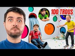 100 TROUS CHALLENGE (un seul est la sortie)