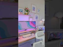 Room makeover for a spring refresh 🌻 #desksetup #pcgaming #roommakeover