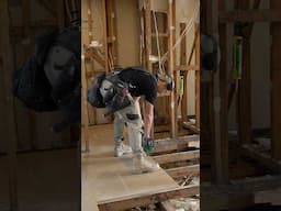 Laying down flooring for my Renovation