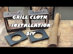 Grill Cloth for Guitar Amp Cabinets DIY Secret to replace that old cloth or for a new speaker baffle