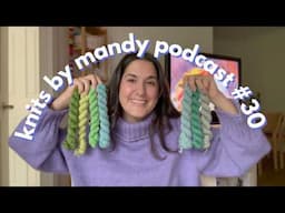amy sweater, stella quilt blanket, ophelia top | knits by mandy podcast #30