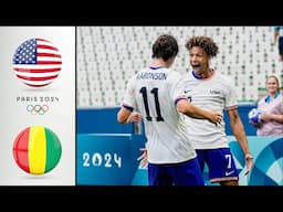USA vs Guinea | Extended Highlights | Group Stage |  Paris 2024