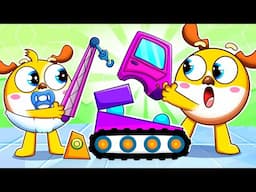 Body Puzzle Play | Construction Vehicles Song | DooDoo & Friends - Kids Songs & Nursery Rhymes
